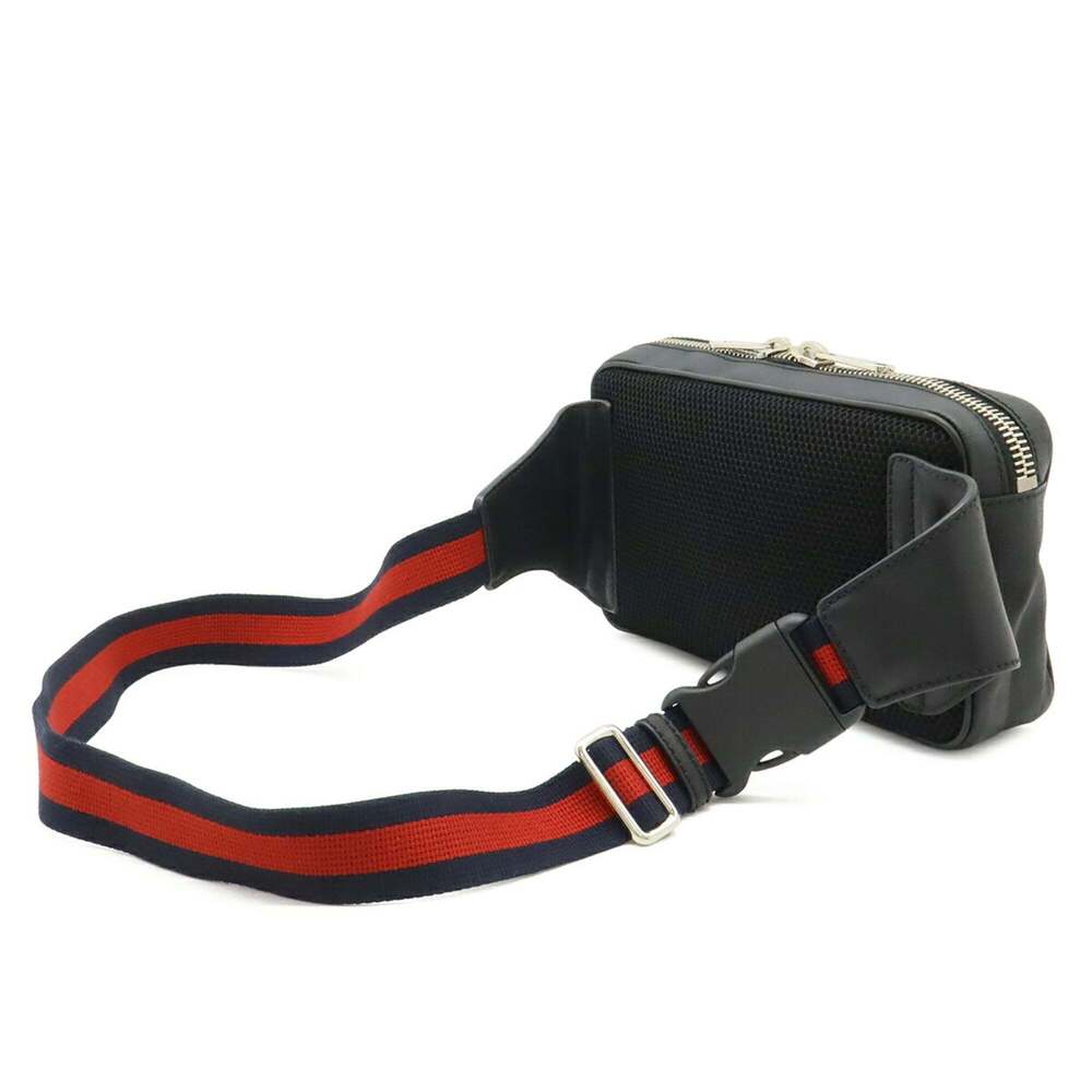 GUCCI Authentic Black Leather Fanny Pack - Picture 3 of 10